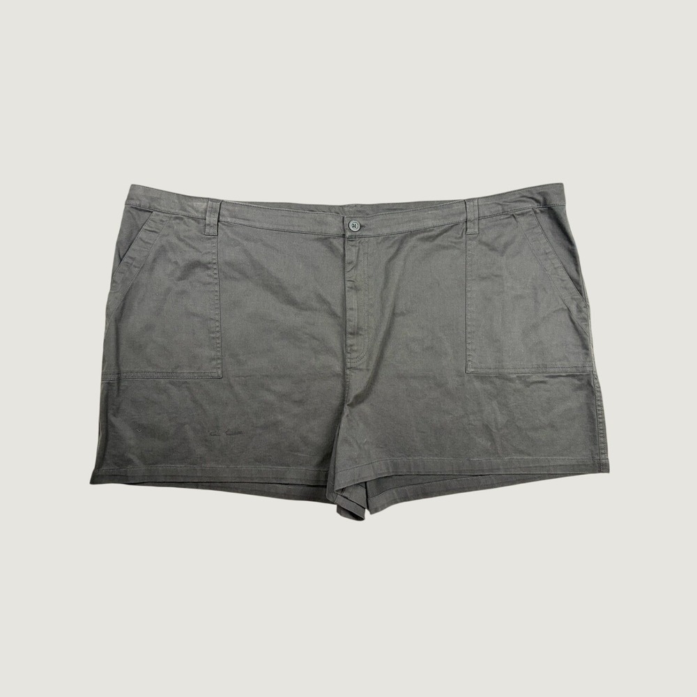 NWT Abound Black Utility‎ Chino Shorts Plus Size 28W